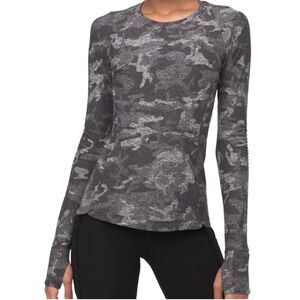 Lululemon | Long Sleeve Grey Camo | Rulu | Sz: 2